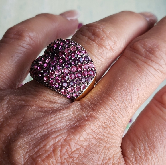 Pink Necklace and Ring set - Picture 5 of 6